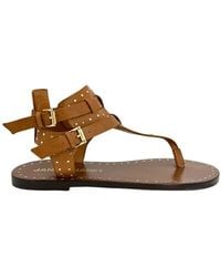 Janet & Janet - Flat Sandals - Lyst