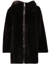 Suprema - Shearling Coat - Lyst