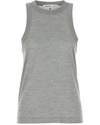Carven - Tops ,Grijs ,Jt 225 T-Shirt/Top - Lyst