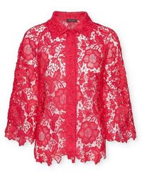 Elena Miro - Jacke Aus Macramé-Spitze - Lyst
