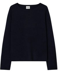 Closed - Truien & Vesten ,Blauw ,Kasjmier Cashmere Trui - Lyst