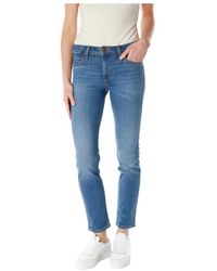 Lee Jeans - Jeans ,Blauw ,Katoen Elly Slim-Fit Jeans - Lyst