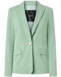 Pinko - Jassen ,Groen ,Katoen Freda Jacket - Lyst