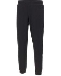 EA7 - Broeken ,Zwart ,Katoen Logo Series Joggers - Lyst