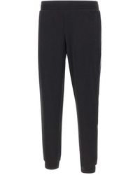 EA7 - Broeken ,Zwart ,Katoen Logo Series Joggers - Lyst