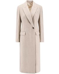 Brunello Cucinelli - Single-Breasted Coats - Lyst