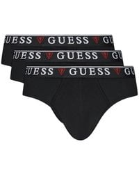 Guess - Baumwoll-stretch-slip-pack - schwarz - Lyst