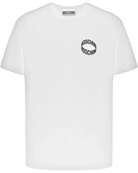 Moschino - T-shirt a maniche corte con logo - Lyst