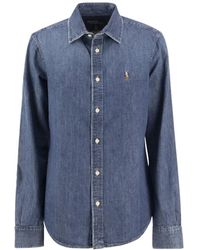 Polo Ralph Lauren - Camicia in denim - elegante e versatile - Lyst