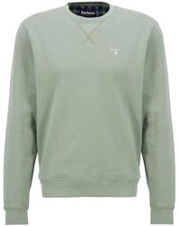 Barbour - Ridsdale crew-neck sweatshirt in agave - Lyst