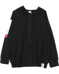 Reebok - Fitness ,Zwart ,Katoen Zip Hoodie - Lyst