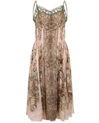 Alberta Ferretti - Midi Dresses - Lyst