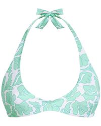 Vilebrequin - Badmode ,Wit ,Bikinitop Met Ronde Hals Seashells - Lyst