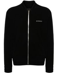 Givenchy - Schwarze wolljacke mit bestickten details,woll-sweatshirt mit 4g-logo - Lyst