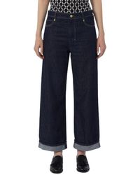 Max Mara - 5-Pocket Jeans Met Diepe Omslag Aan De Zoom - Lyst