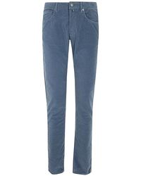Incotex - Jeans ,Blauw ,Katoen Vintage Stretch 5-Pocket Jeans - Lyst