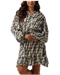 Notre-v - Kleedjes ,Veelkleurig ,Polyester Groene Mini Jurk Nv-Elara - Lyst