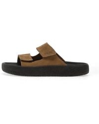 Veja - Schoenen ,Bruin ,Suède Etna Suede Sandalen - Lyst