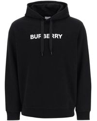 Burberry - Felpa Con Logo - Lyst