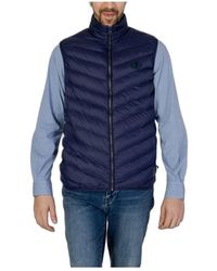 U.S. POLO ASSN. - U. Polo Assn. ,Jassen ,Blauw ,Rodn Mouwloze Jas - Lyst
