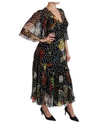 Dolce & Gabbana - Sea Fish Sizilien A-Linie Etuikleid - Lyst