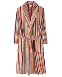 PS by Paul Smith - Signature stripe baumwollbademantel - Lyst