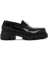 Givenchy - Glossy Leather Moccasins - Lyst