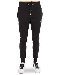 Philipp Plein - Broeken ,Zwart ,Katoen Zwarte Joggingbroek - Lyst