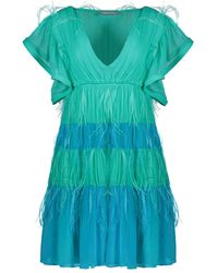 Alberta Ferretti - Short Dresses - Lyst