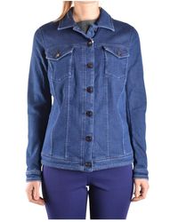 Donna Abbigliamento da Giacche da Giacche in denim e di jeans Capospalla jeansDSquared² in Denim di colore Blu 