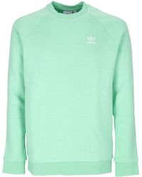 adidas - Fitness ,Groen ,Katoen Essential Trefoil Crewneck Sweatshirt - Lyst