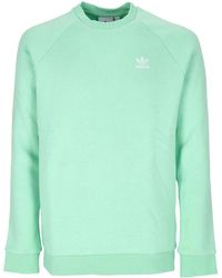 adidas - Fitness ,Groen ,Katoen Essential Trefoil Crewneck Sweatshirt - Lyst