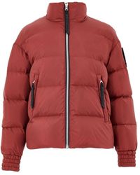 Moose Knuckles - Jassen ,Oranje ,Katoen Giubbino Puffer Imbottito - Lyst