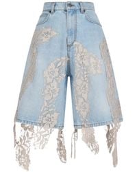 GIUSEPPE DI MORABITO - Denim Shorts - Lyst