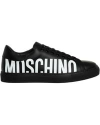 Moschino - E Sneakers mit Pinafore Metallbreite - Lyst