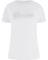 Guess - 3D Script Tee - Lyst