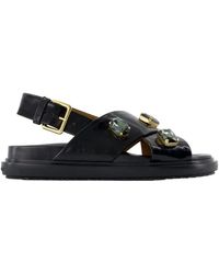 Marni - Flat Sandals - Lyst
