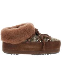 Moon Boot - Schoenen ,Bruin ,Leer Mule Evx Slip-On - Lyst