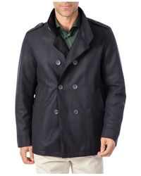 Herno - Double-Breasted Coats - Lyst