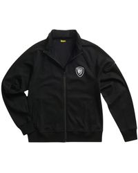 Blauer - Hoodies & Sweatvesten ,Zwart ,Nelson Sweatshirt Met Volledige Rits - Lyst