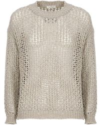 Panicale - Round-Neck Knitwear - Lyst