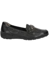 Caprice - Eleganter Schwarzer Deer Damen Slip-On Schuh - Lyst