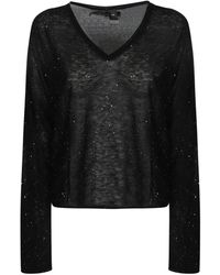 Pinko - Schwarzer Pullover Aw25 Stilvoller Komfort - Lyst