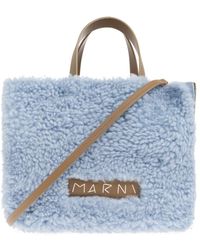 Marni - Pelz Handtasche - Lyst