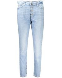 Guess - Light Blue Cotton Jeans & Pant - Lyst