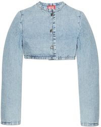 DIESEL - De-Terri-S Denim Jas - Lyst