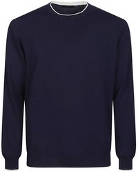 Fay - Trui Met Ronde Hals - Lyst