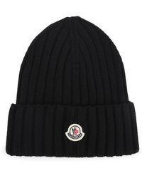 Moncler - Virgin Wool Beanie - Lyst