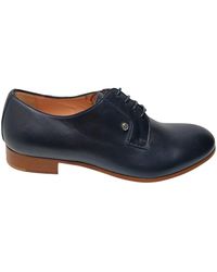 Pollini - Schnürschuhe Aus Leder - Lyst