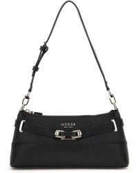 Guess - Schwarze bucket-tasche silvye - Lyst
